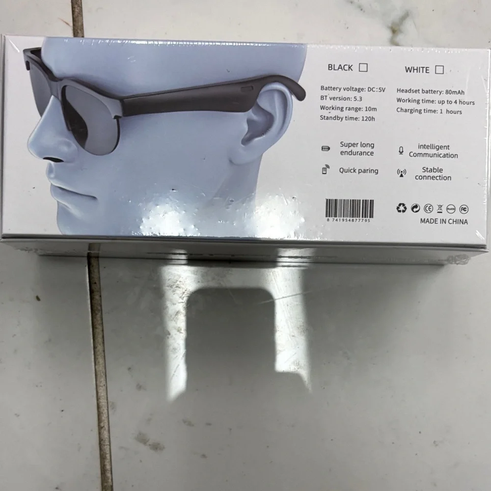 Wireless Audio Glasses - Black